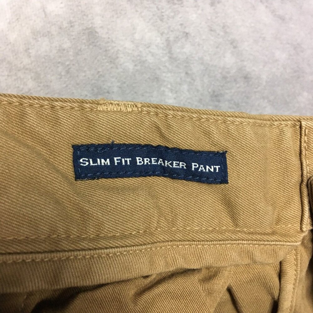 Vineyard Vines Mens‎ Slim Fit Breaker Pants size 34x34 Brown Flat Front Stretch - Picture 7 of 16
